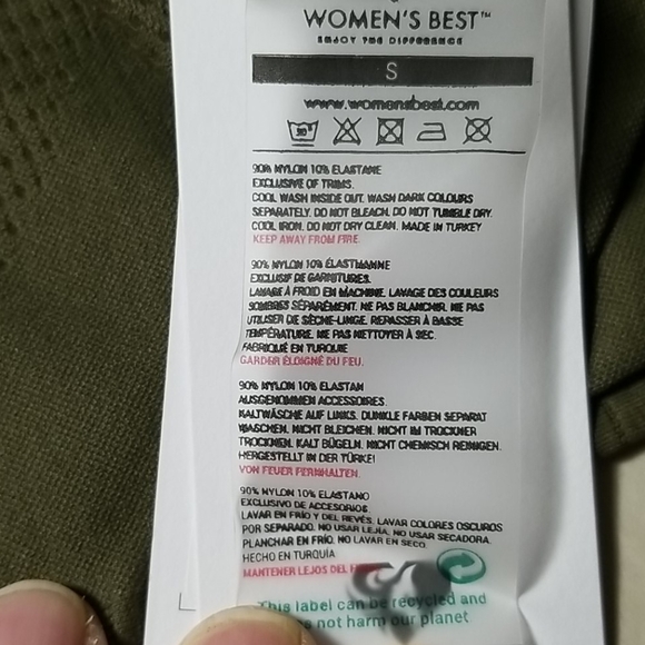 Women's Best Power Seamless Leggings Khaki Size S NWT - Picture 5 of 6